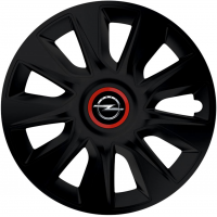 PUKLICE PRE OPEL 16" STRATOS RR Black 4ks